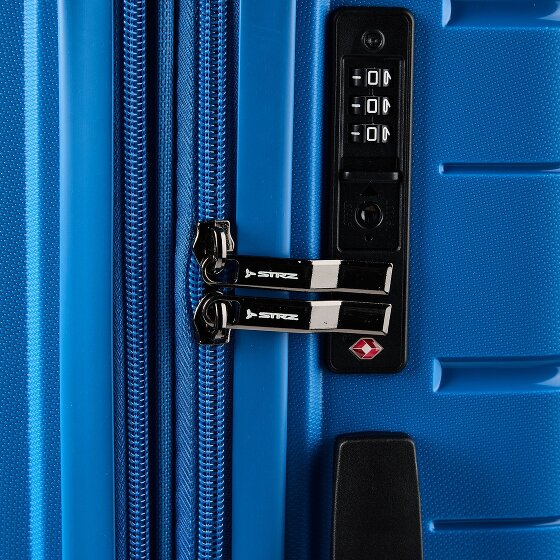 Polestream Strz by Asteroid 4 ruote Set di valigie 3 pezzi con piega di espansione