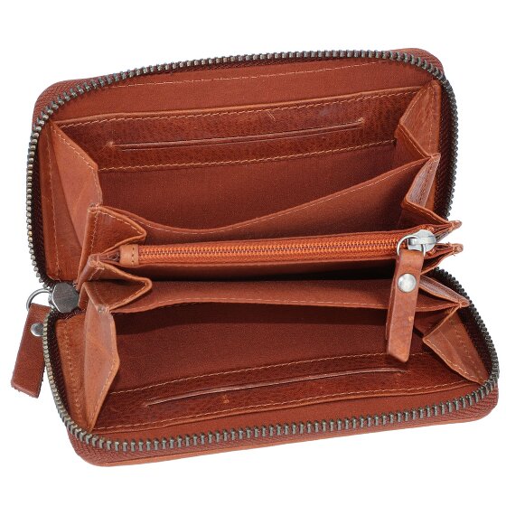 Burkely Portafoglio Avery antico RFID in pelle 14 cm