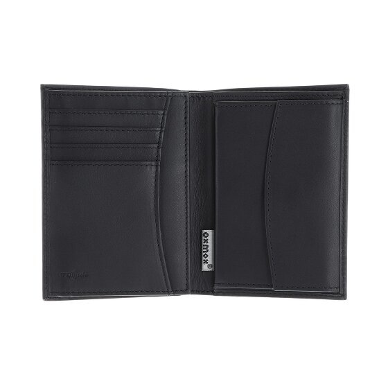oxmox Leather Portafoglio Protezione RFID Vera Pelle 13 cm