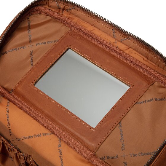 The Chesterfield Brand Wax Pull Up Borsa da toilette Pelle 29 cm