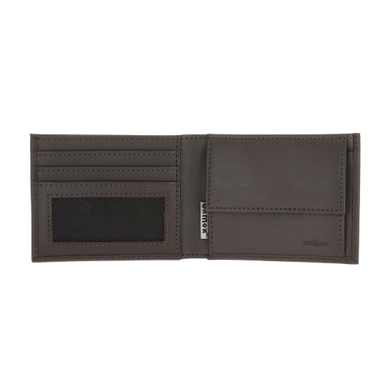 oxmox Leather Portafoglio Protezione RFID Vera Pelle 11 cm