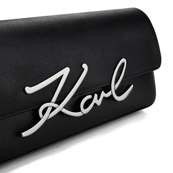 Karl Lagerfeld Signature 2.0 Borsa a spalla Vera Pelle 28.5 cm
