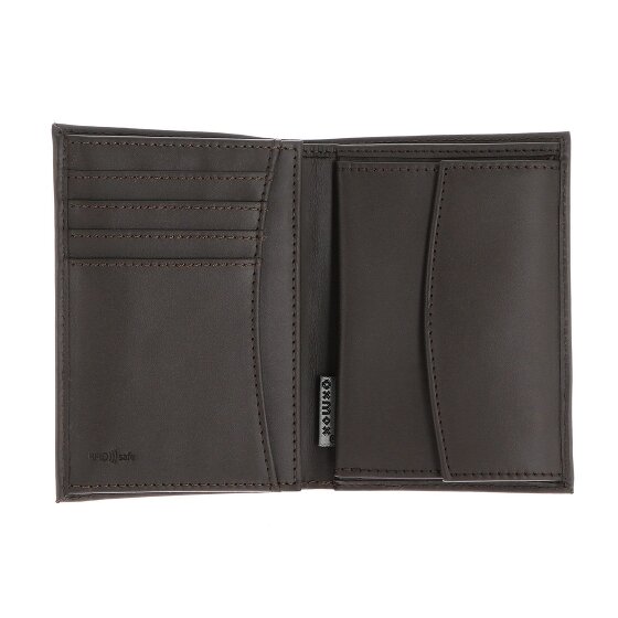 oxmox Leather Portafoglio Protezione RFID Vera Pelle 10 cm