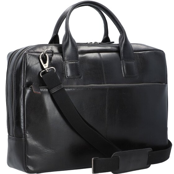Plevier Rock Flint Valigetta Protezione RFID Pelle 41 cm Scomparto per laptop