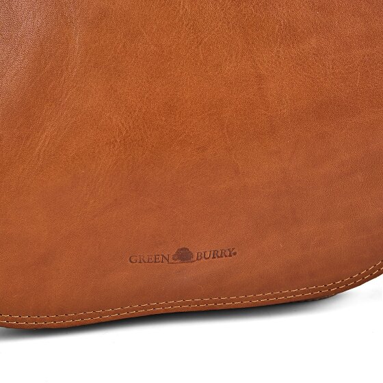 Greenburry Vintage Borsa a tracolla Vera Pelle 30 cm