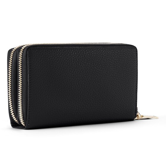 Lazarotti Portafoglio Bologna in pelle XL con doppia chiusura a zip, protezione RFID, 20 cm