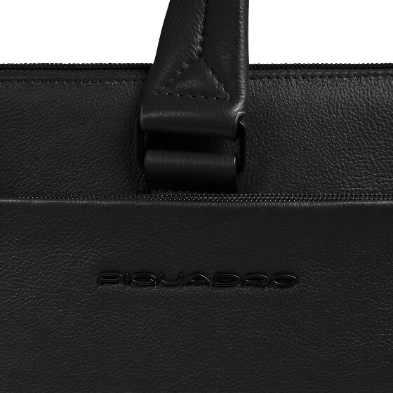 Piquadro Russel Valigetta Protezione RFID Vera Pelle 42 cm Vano porta PC