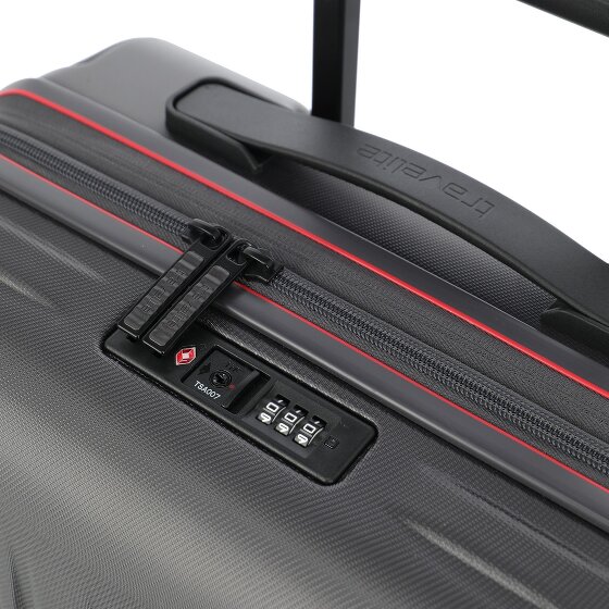 Travelite Dynamiic 4 ruote Carrello della cabina 55 cm con piega di espansione