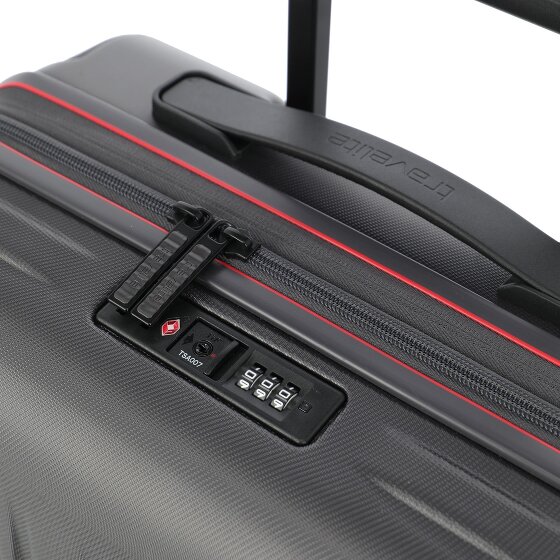 Travelite Dynamiic 4 ruote Carrello della cabina 55 cm con piega di espansione