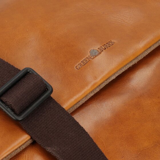 Greenburry Newport Messaggero Vera Pelle 35 cm