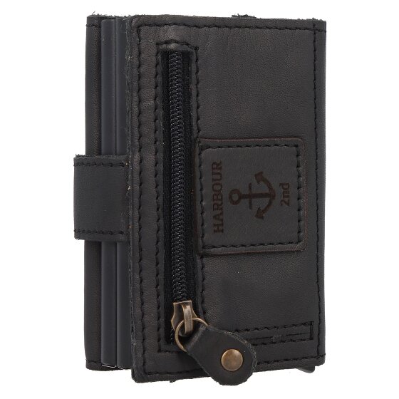 Harbour 2nd Anchor Love Robin 2 Custodia per carta di credito Protezione RFID Vera Pelle 6 cm