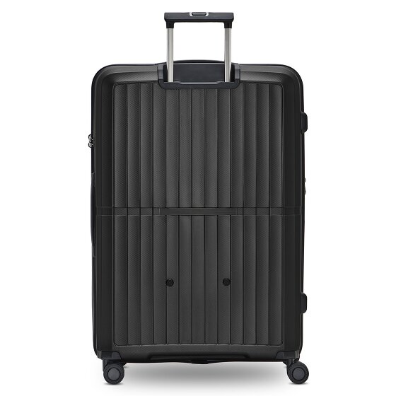 Pactastic Collection 01 Set di valigie a 4 ruote, 3 pezzi, con piega elastica