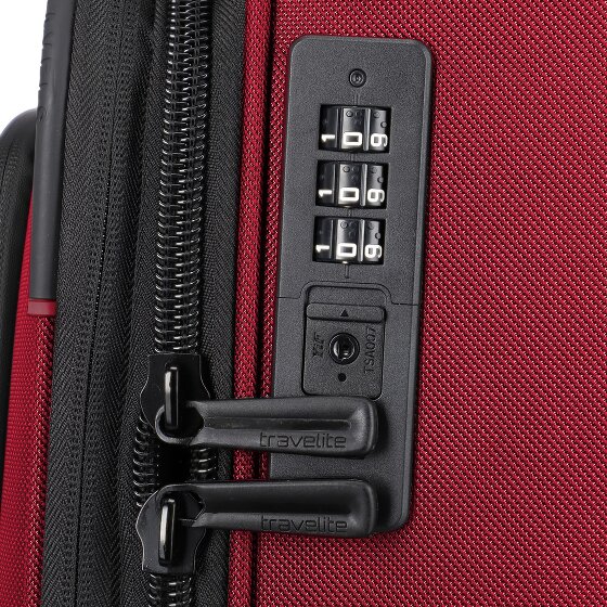 Travelite Crosslite 5.0 4 ruote Carrello M 66 cm con piega di espansione
