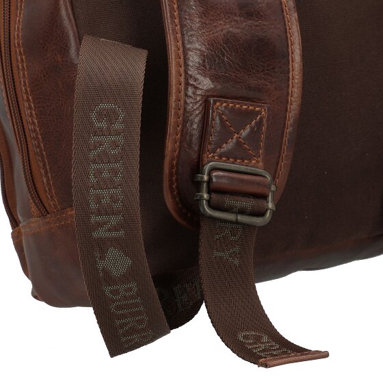 Greenburry Rugged Zaino da lavoro Pelle 39 cm Scomparto per laptop