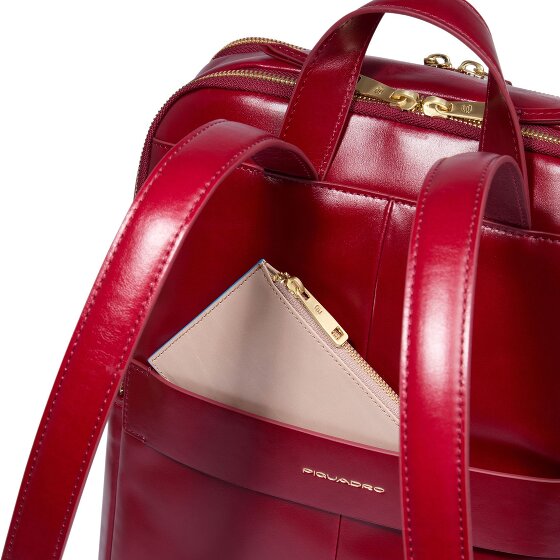 Piquadro Blue Square Zaino da giorno Protezione RFID Pelle 37 cm Scomparto per laptop