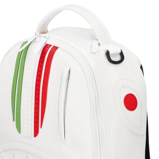 Sprayground Italy Racing Stripes White Zaino da giorno 46 cm Scomparto per laptop