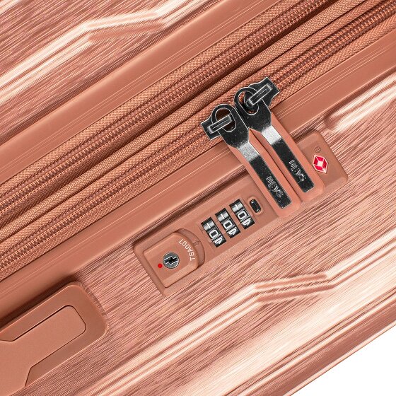 Heys Xtrak 4 ruote Set di valigie 3 pezzi con piega di espansione