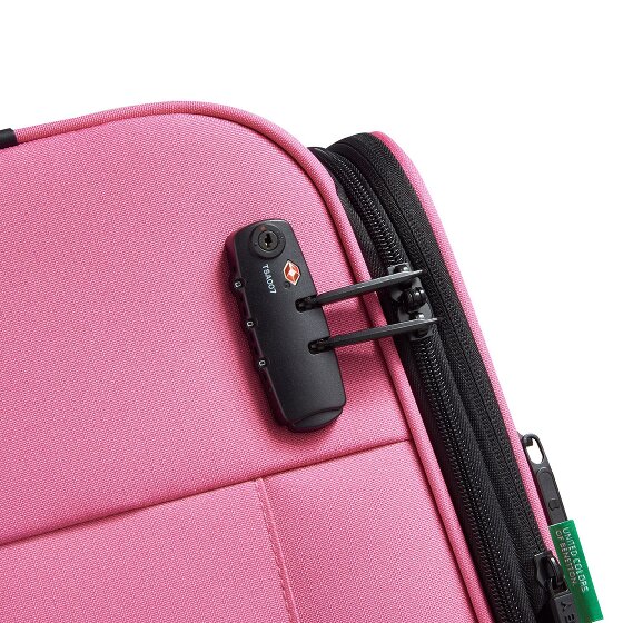 Delsey Paris x United Colors of Benetton BE Trolley da cabina a 4 ruote da 55 cm con piega elastica