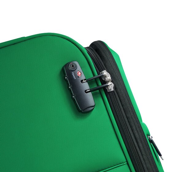 Delsey Paris x United Colors of Benetton Colour Block Trolley a 4 ruote da 77 cm con piega ad espansione