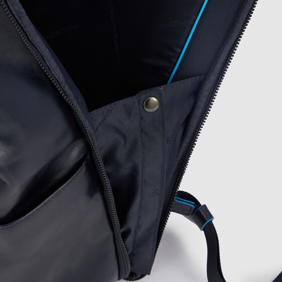 Piquadro Blue Square Revamp Zaino da lavoro Protezione RFID Vera Pelle 43 cm Vano porta PC