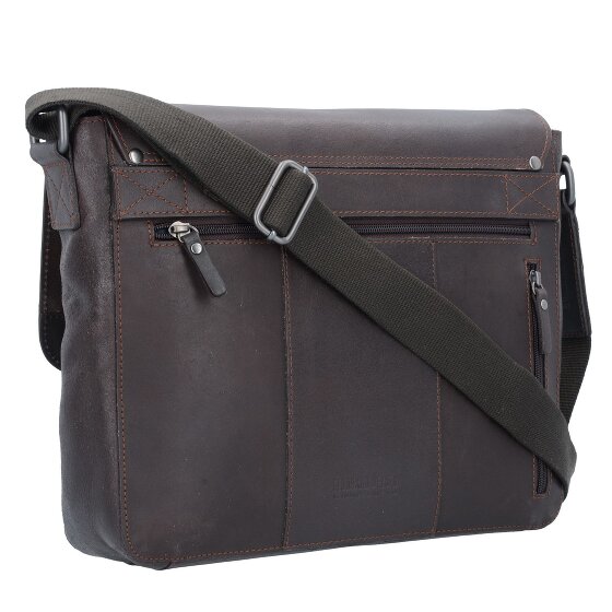 Leonhard Heyden Dakota Messenger in pelle 32 cm