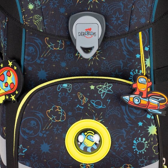 DerDieDas ErgoFlex Easy LED Set di borse per la scuola 5 pezzi