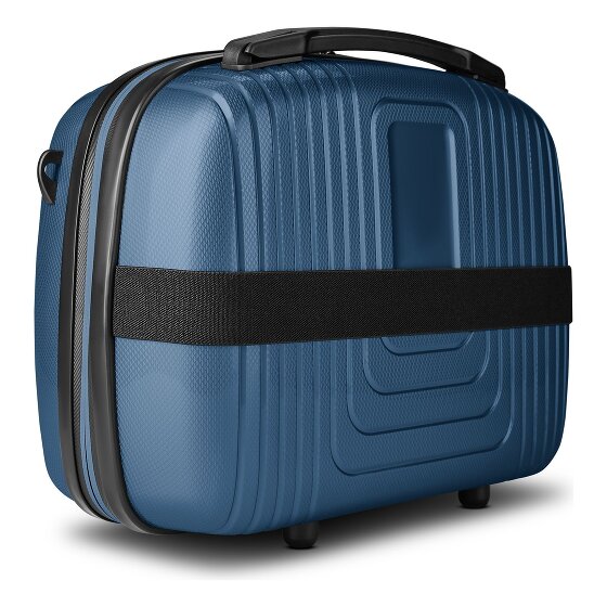 Redolz Set di valigie a 4 ruote Essentials14 Beautycase 4pcs con scomparto per laptop pieghevole ad espansione