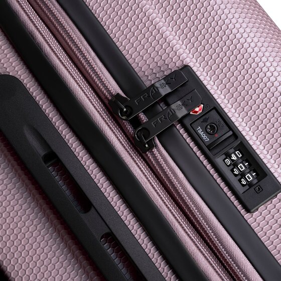 Franky Munich 4.0 Set di valigie a 4 ruote, 3 pezzi con piega elastica