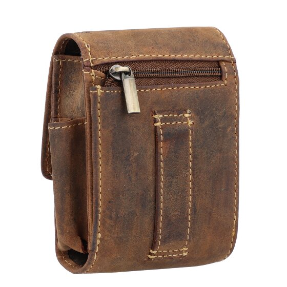 Greenburry Portasigarette vintage in pelle 7,5 cm