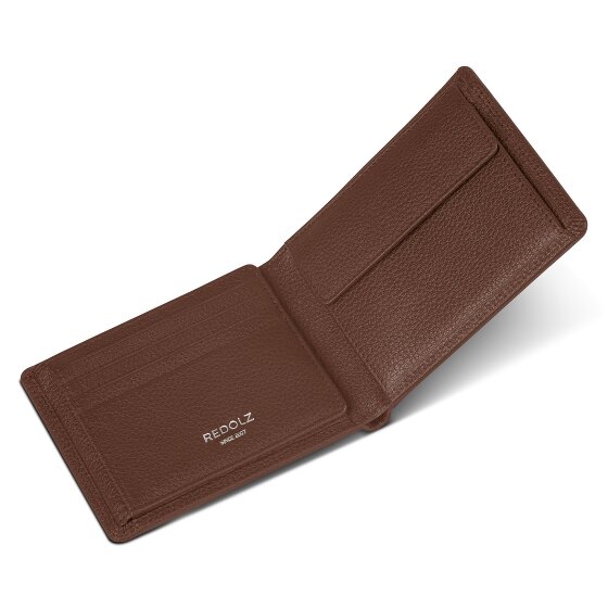 Redolz Portafoglio QF RFID in pelle 12 cm pieghevole