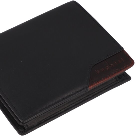 bugatti Corso DeLuxe Portafoglio Protezione RFID Pelle 10 cm