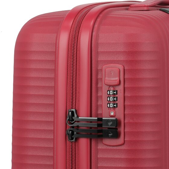 Travelite Air Stripe 4 ruote Carrello della cabina S 55 cm