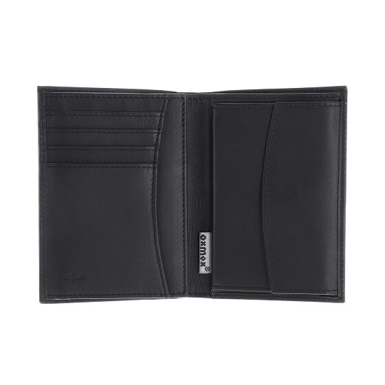 oxmox Leather Portafoglio Protezione RFID Vera Pelle 13 cm