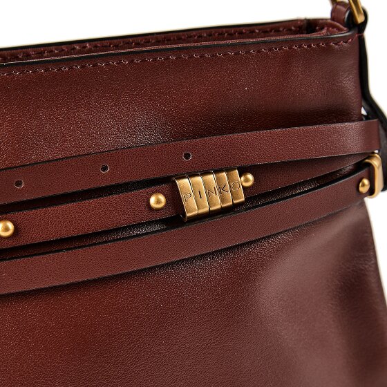 PINKO Belt Bag Classic Borsa a spalla Vera Pelle 33 cm