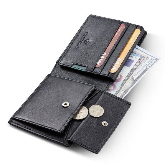 Roncato Monaco Portafoglio Protezione RFID Pelle 9 cm