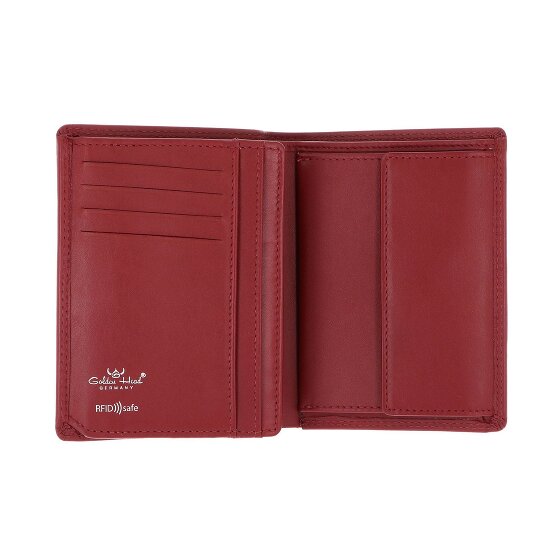 Golden Head Polo Portafoglio Protezione RFID Vera Pelle 9 cm