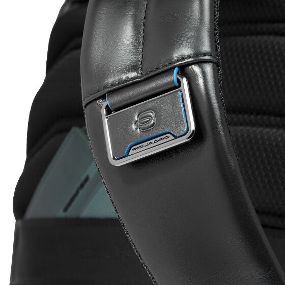 Piquadro Blue Square Zaino da giorno Protezione RFID Pelle 37 cm Scomparto per laptop