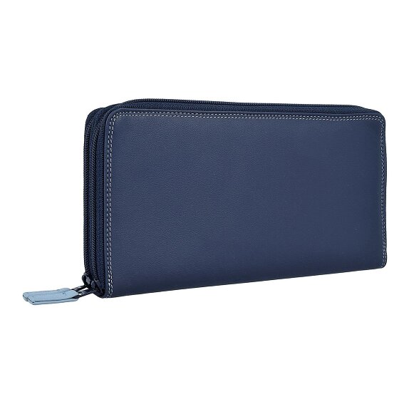 Mywalit Portafoglio grande in pelle con doppia zip 18 cm