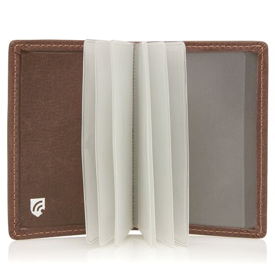 Castelijn & Beerens Canyon Custodia per carte di credito RFID in pelle 7 cm