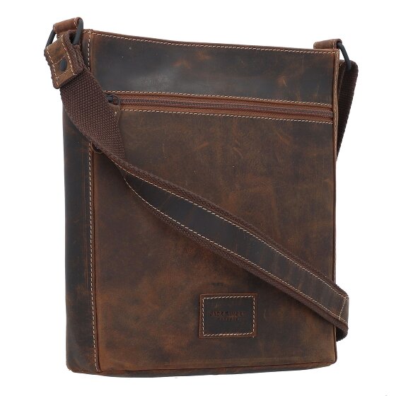 Jack Kinsky Baltimore 30 Borsa a tracolla Pelle 30 cm