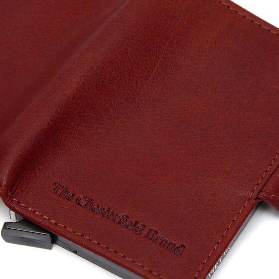 The Chesterfield Brand Albury Custodia per carta di credito Protezione RFID Vera Pelle 7 cm