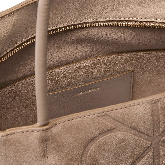 Calvin Klein Emblem AOP Borsa shopper Pelle 32 cm