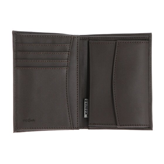 oxmox Leather Portafoglio Protezione RFID Vera Pelle 10 cm