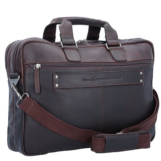 The Chesterfield Brand Wax Pull Up Valigetta Pelle 40 cm Scomparto per laptop
