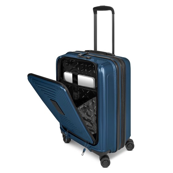 Redolz Essentials 14 4 ruote Carrello della cabina S 55 cm Scomparto per laptop con piega di espansione