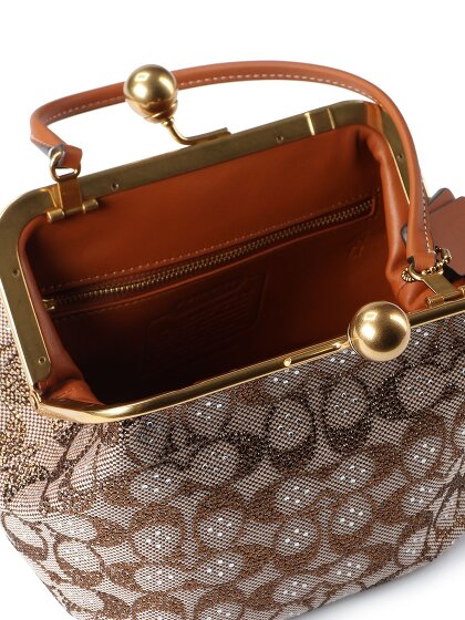 Coach Kisslock Borsa a tracolla 24 cm