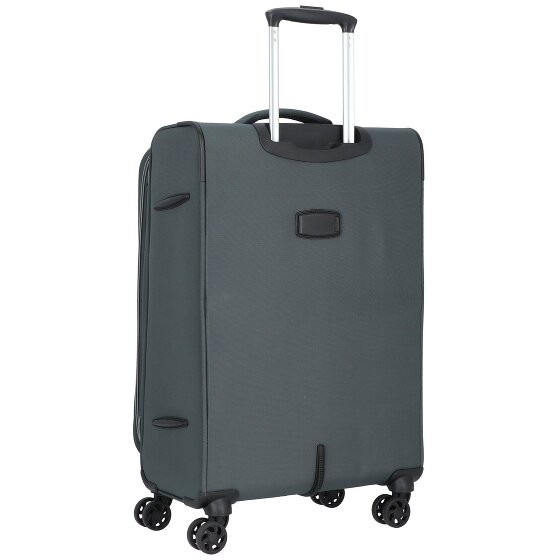 d&n Travel Line 9204 4 ruote Carrello M 66 cm con piega di espansione