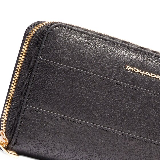 Piquadro Patricia Portafoglio Protezione RFID Vera Pelle 19 cm