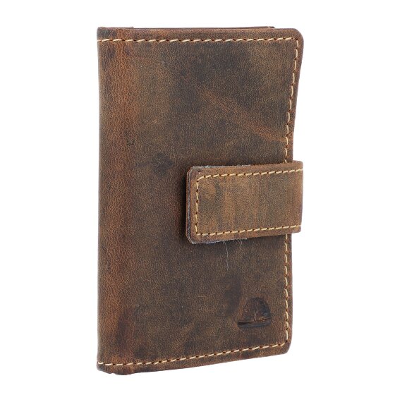 Greenburry Porta biglietti da visita vintage RFID in pelle 7 cm