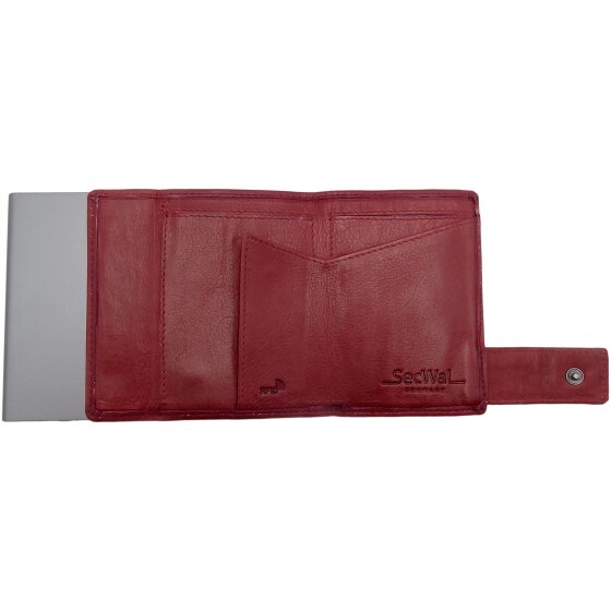 SecWal SecWal 1 Custodia per carte di credito Portafoglio RFID in pelle 9 cm